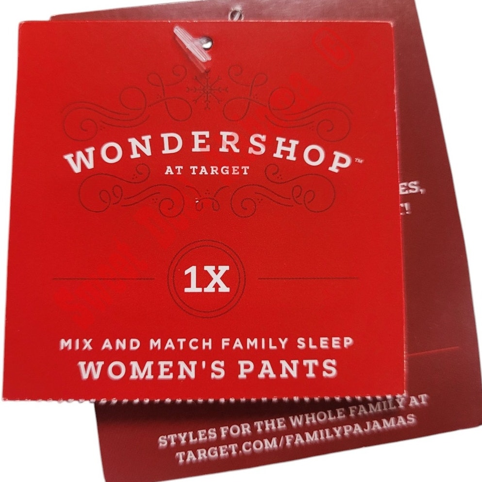 Women's Fleece Flannel Pajama Pants - Wondershop, Tartan Plaid, 1X (14W/16W)