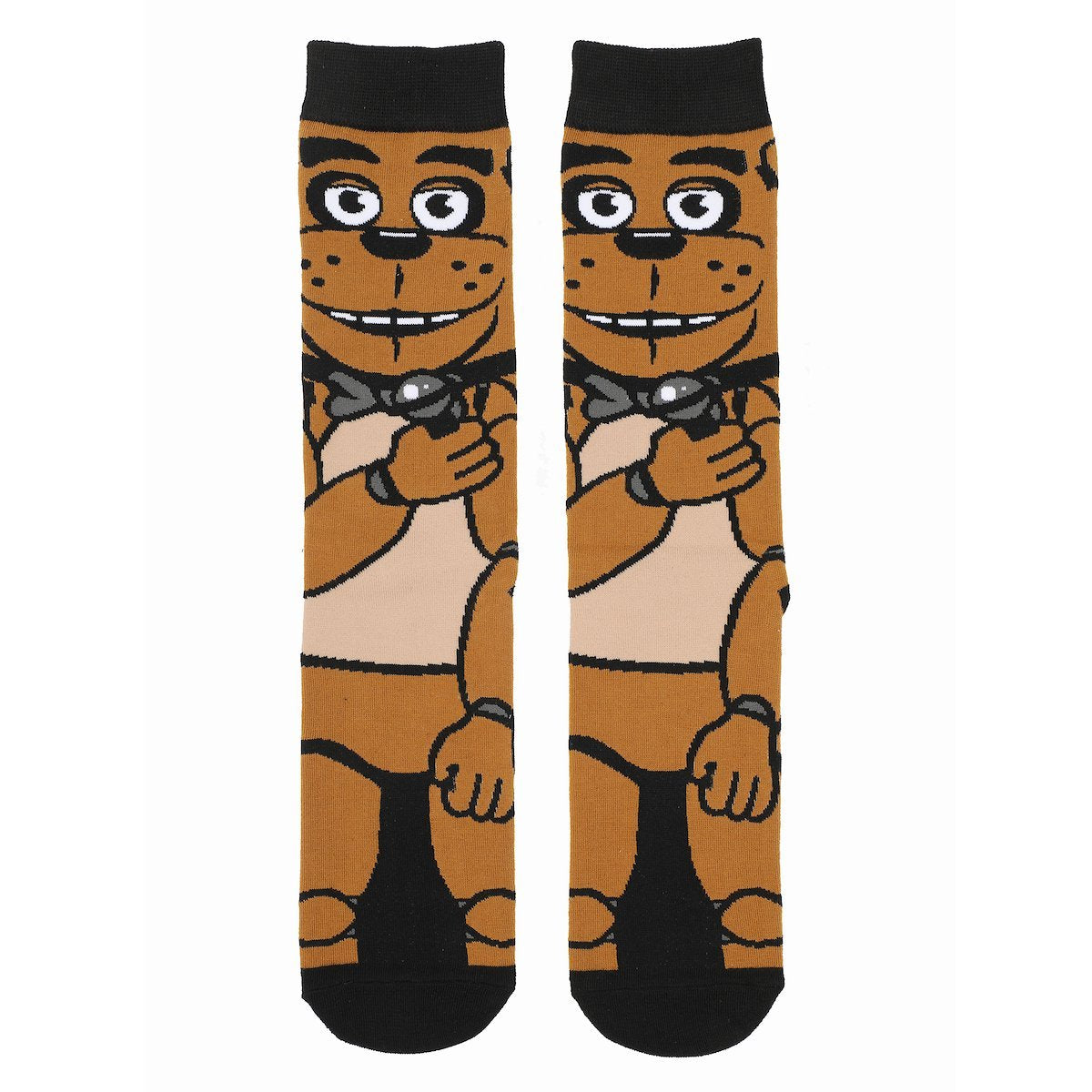 Five Nights at Freddy's Freddy Fazbear Animigos 360 Character Socks, Crew Length