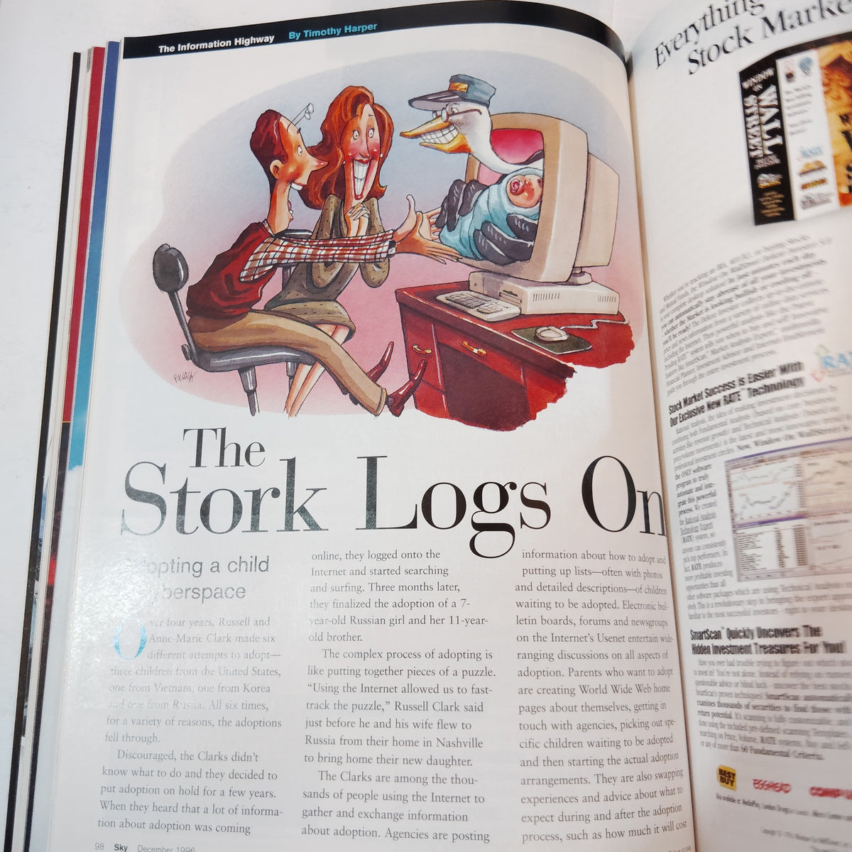 Delta Sky Magazine - December 1996 - Skiing Utah In-Flight Publication