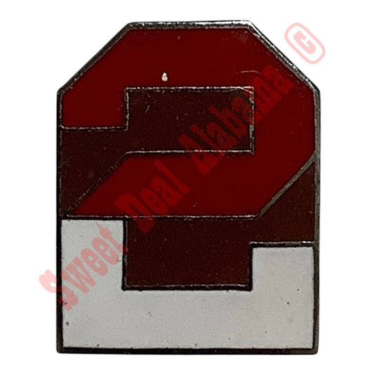 2nd Army Insignia Hat or Lapel Pin 3/4"H x 5/8"W