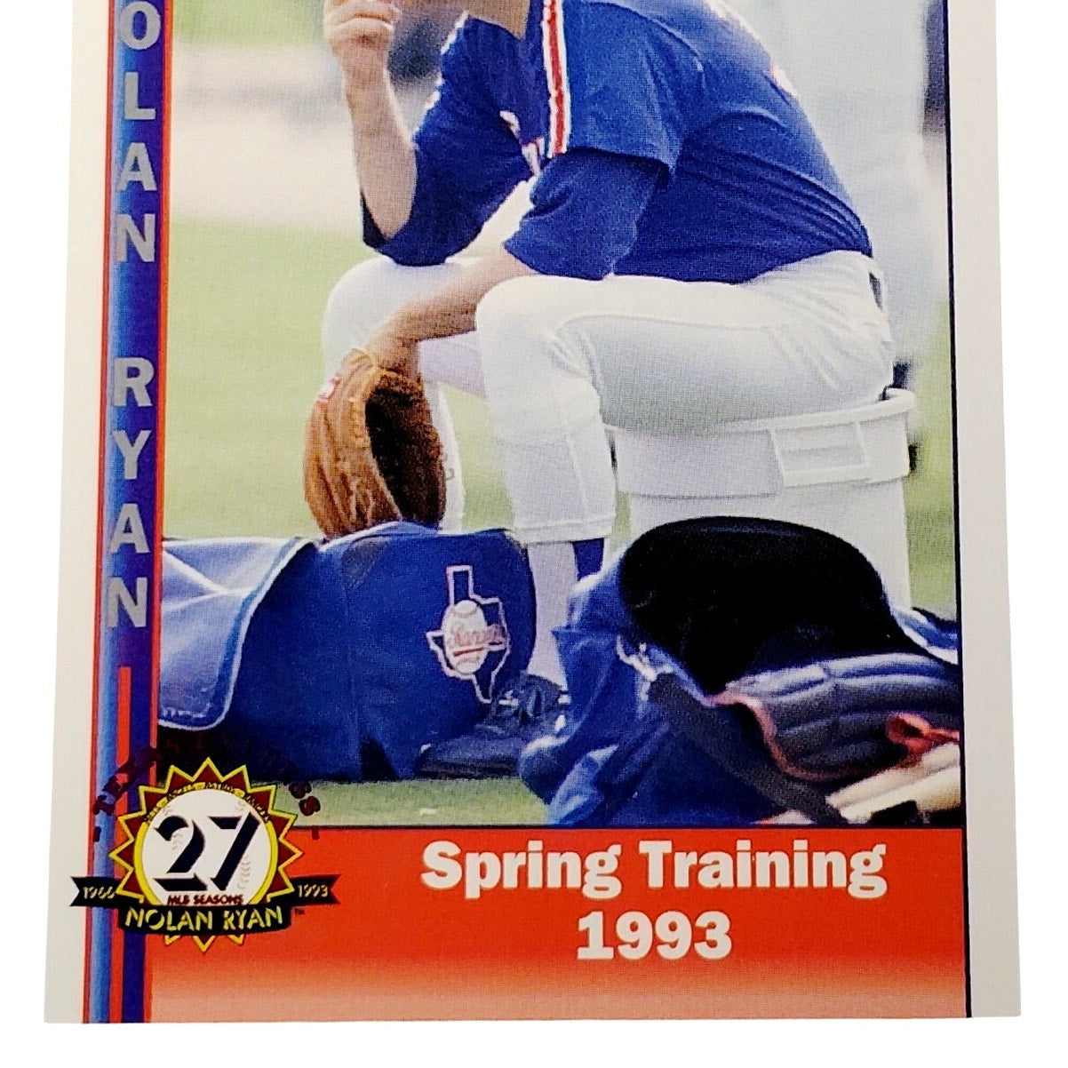 1993 Pacific Texas Express Nolan Ryan 247 Texas Rangers Pitcher Baseball Card NM