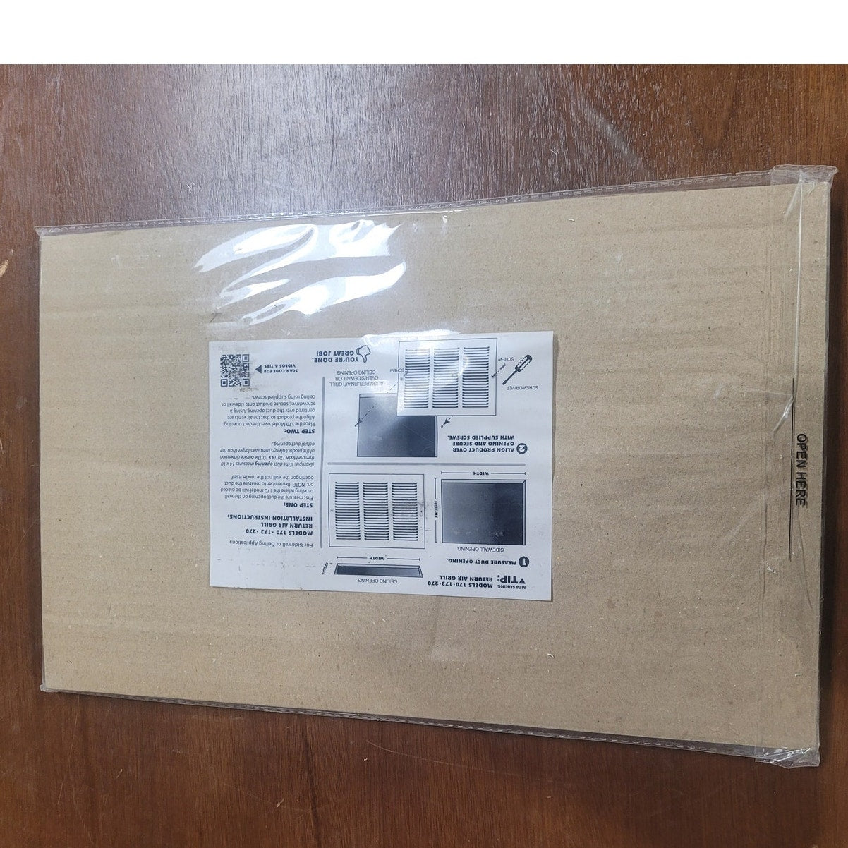 Everbilt 14 in. x 8 in. Steel Wall / Ceiling Return Air Grille in White