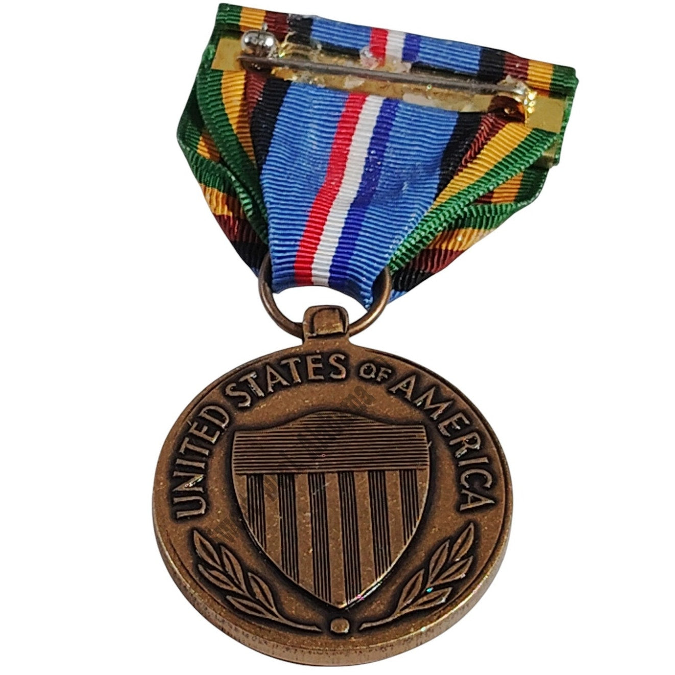 Armed Forces Expeditionary Service Medal w/ Pinback, 1-1/4"D x 2-7/8"H Overall