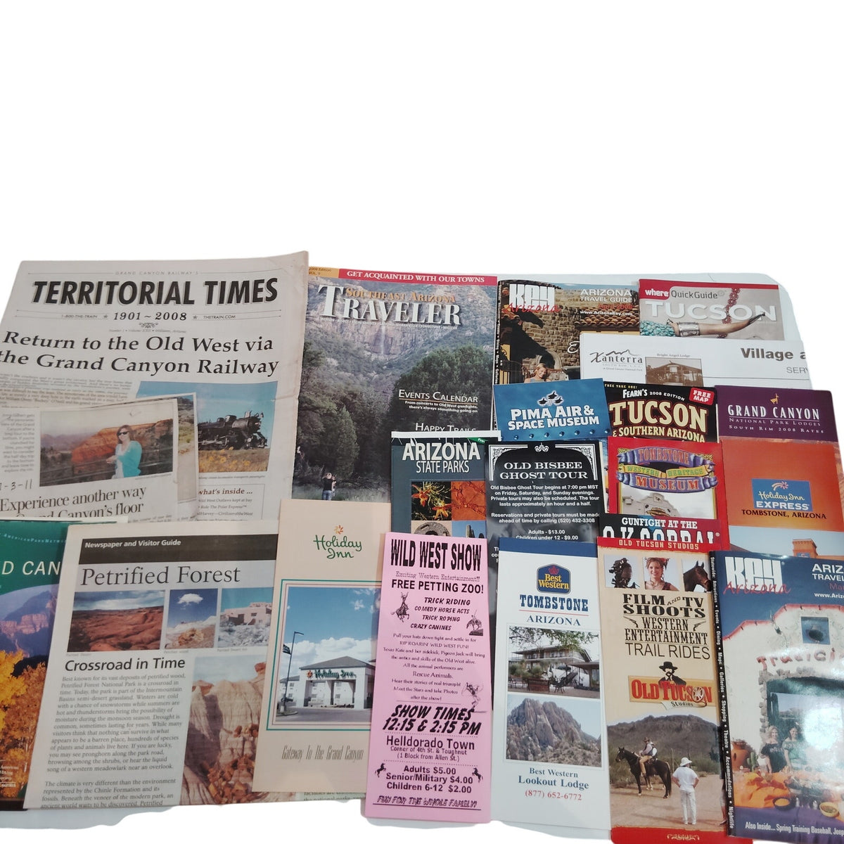 Vintage Grand Canyon AZ Tourist Brochures Ephemera Lot - Arizona Collectible