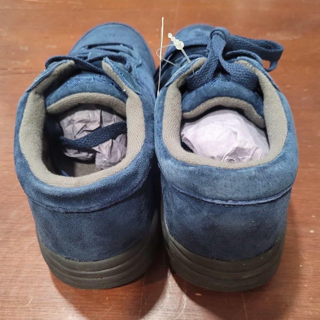 Women’s Washable Walking Sneakers – Indigo Blue Size 5.5 Comfort Athletic Shoes