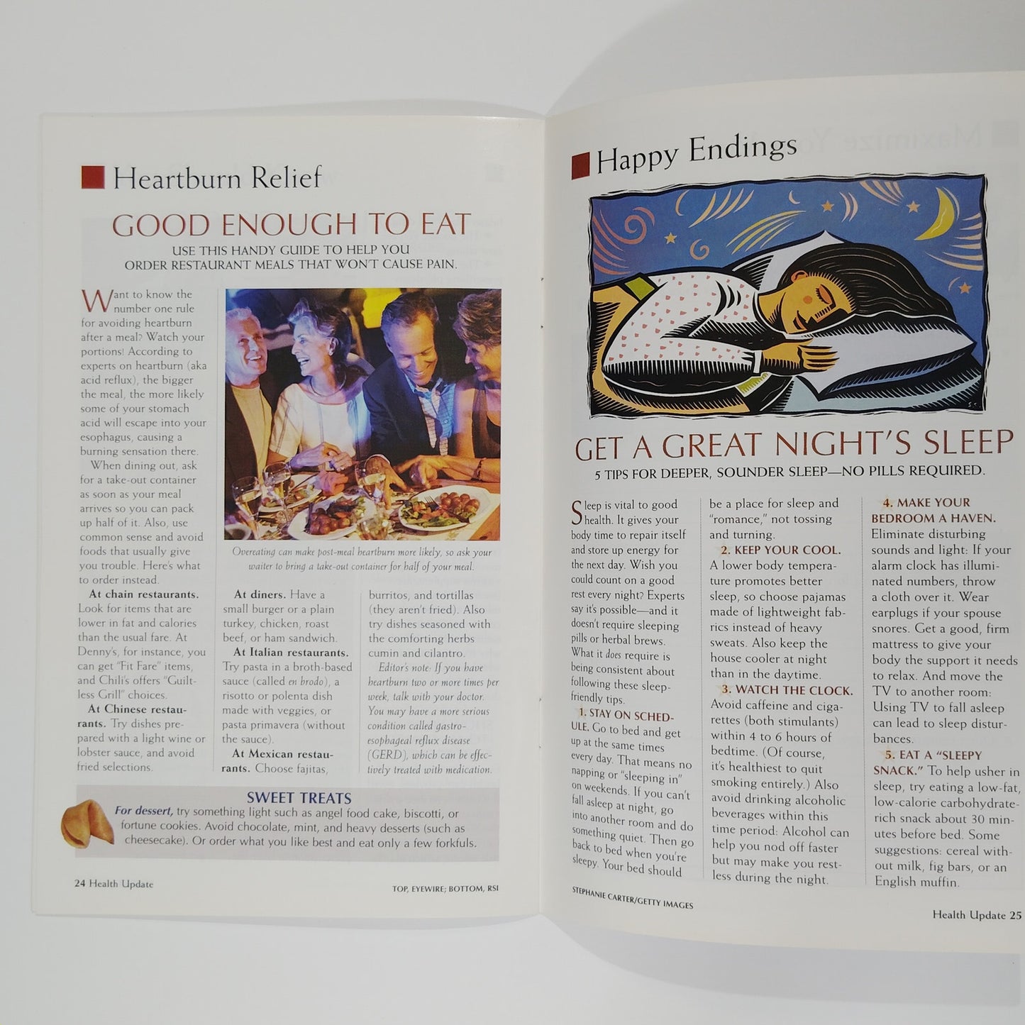 Health Update Summer 2003 – Vol. 2 Issue 3 – Lance Armstrong Cover – 30 Pages