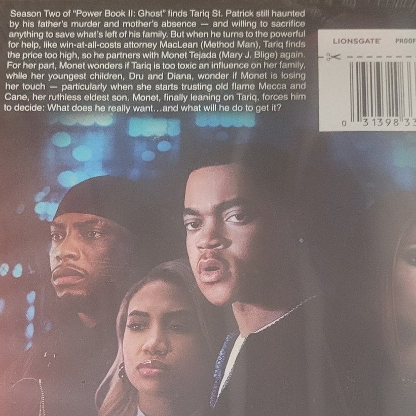 Power Book II Ghost Season 2 DVD  Drama Crime Series Tariq Rainey Jr MJ Blige