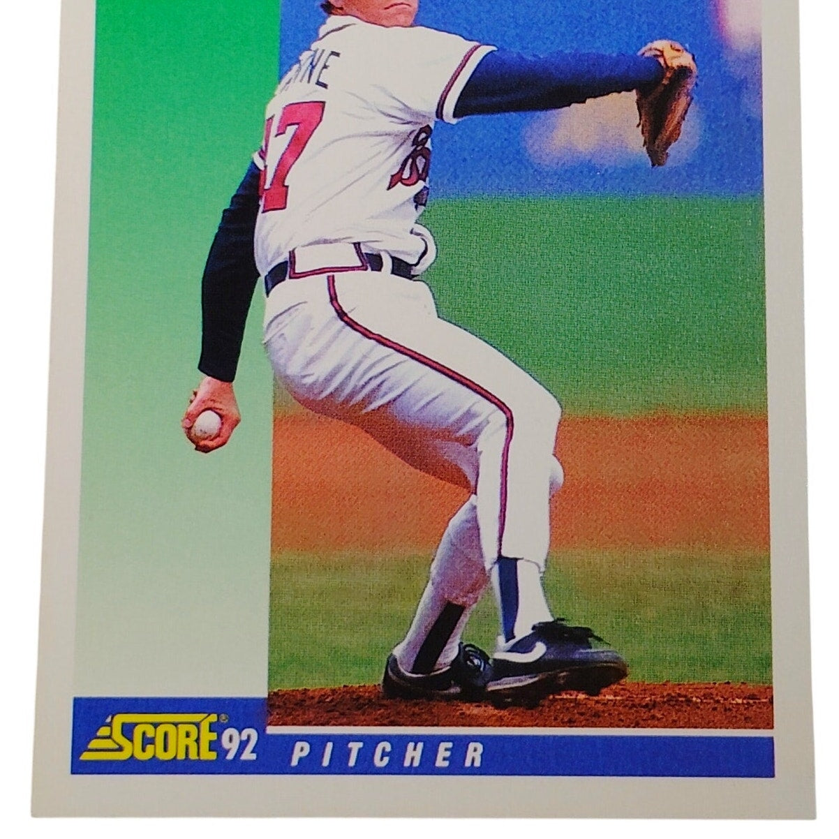 1992 Score Tom Glavine #450 Atlanta Braves Pitcher MLB Baseball NM
