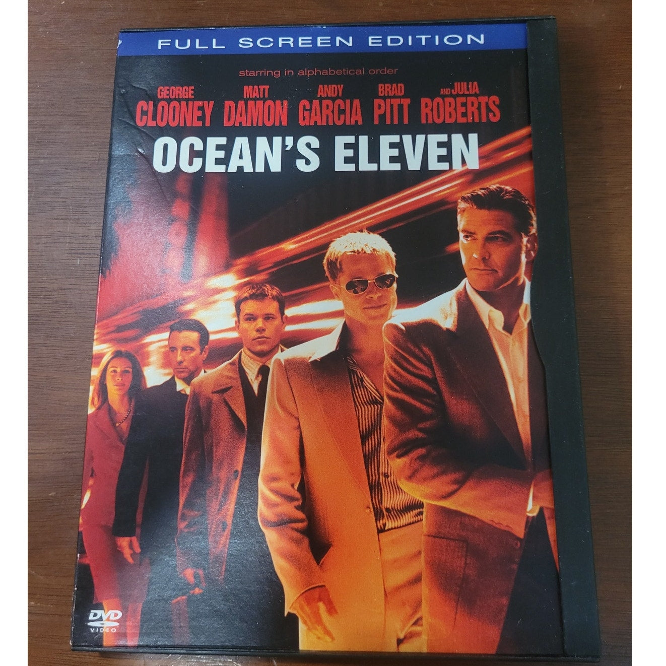 Ocean’s Eleven DVD 2001 Full Screen Edition – George Clooney, Brad Pitt