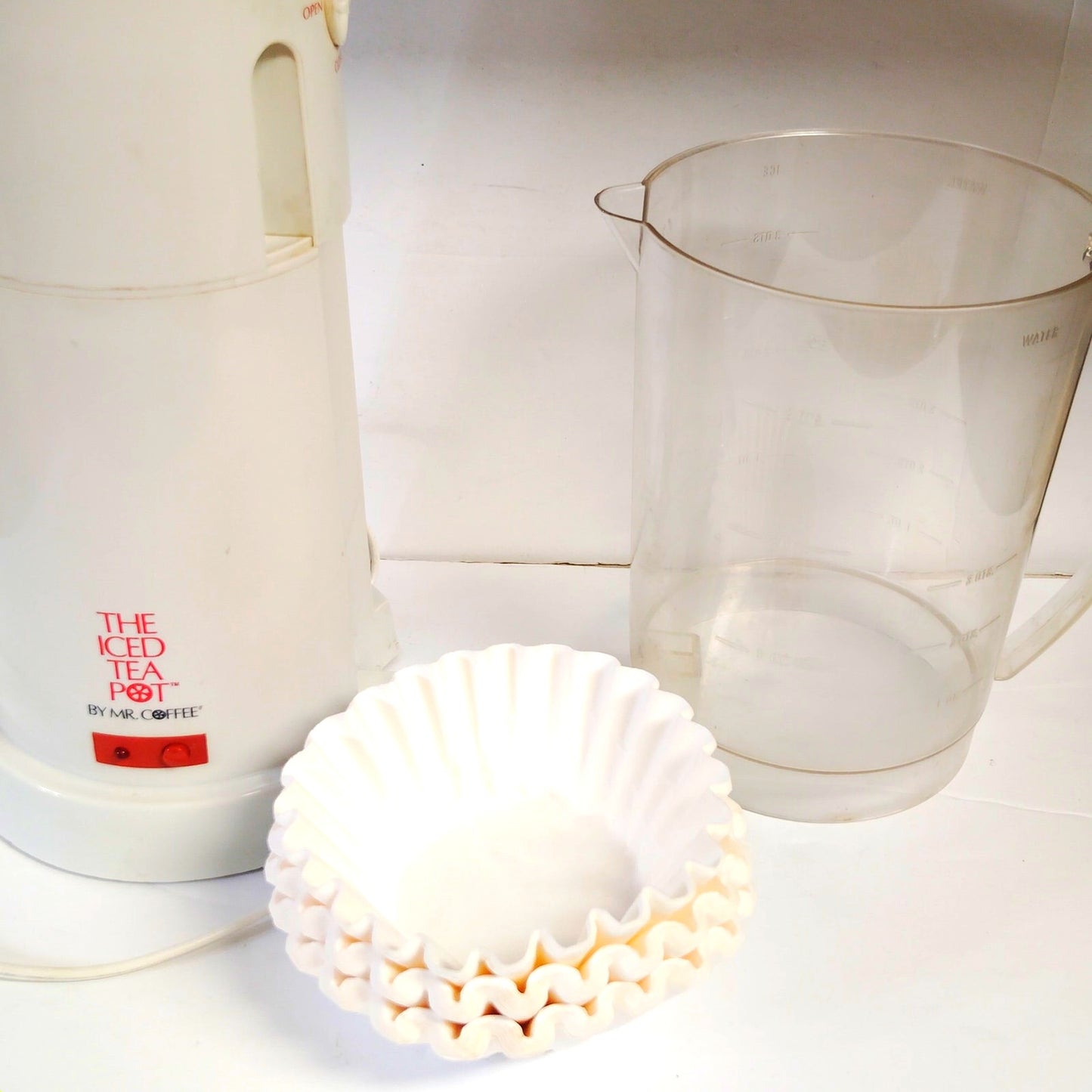 VTG Mr. Coffee TM3 Iced Tea Pot Maker 1990s With Original Pitcher & Parts