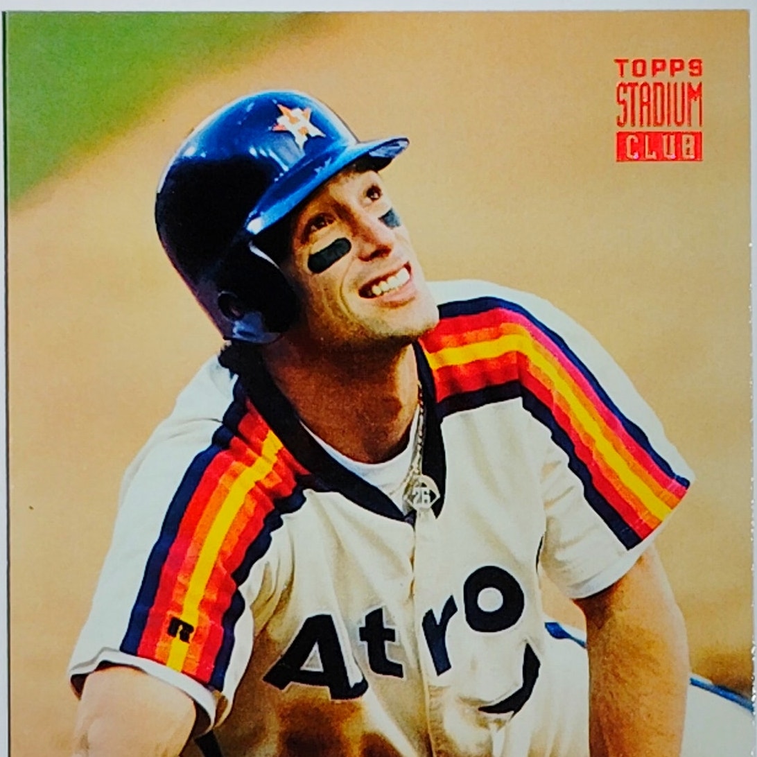 1994 Topps Stadium Club #35 Luis Gonzalez Houston Astros Outfielder - VG/EX
