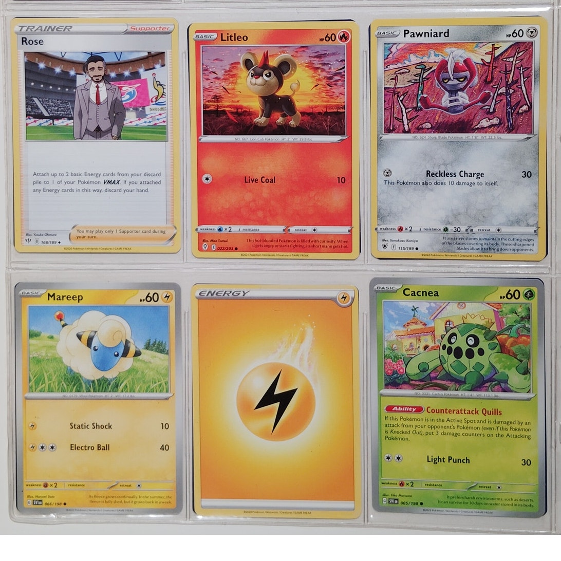 18 Random Pokémon Cards Pictured, Actual Photos Provided