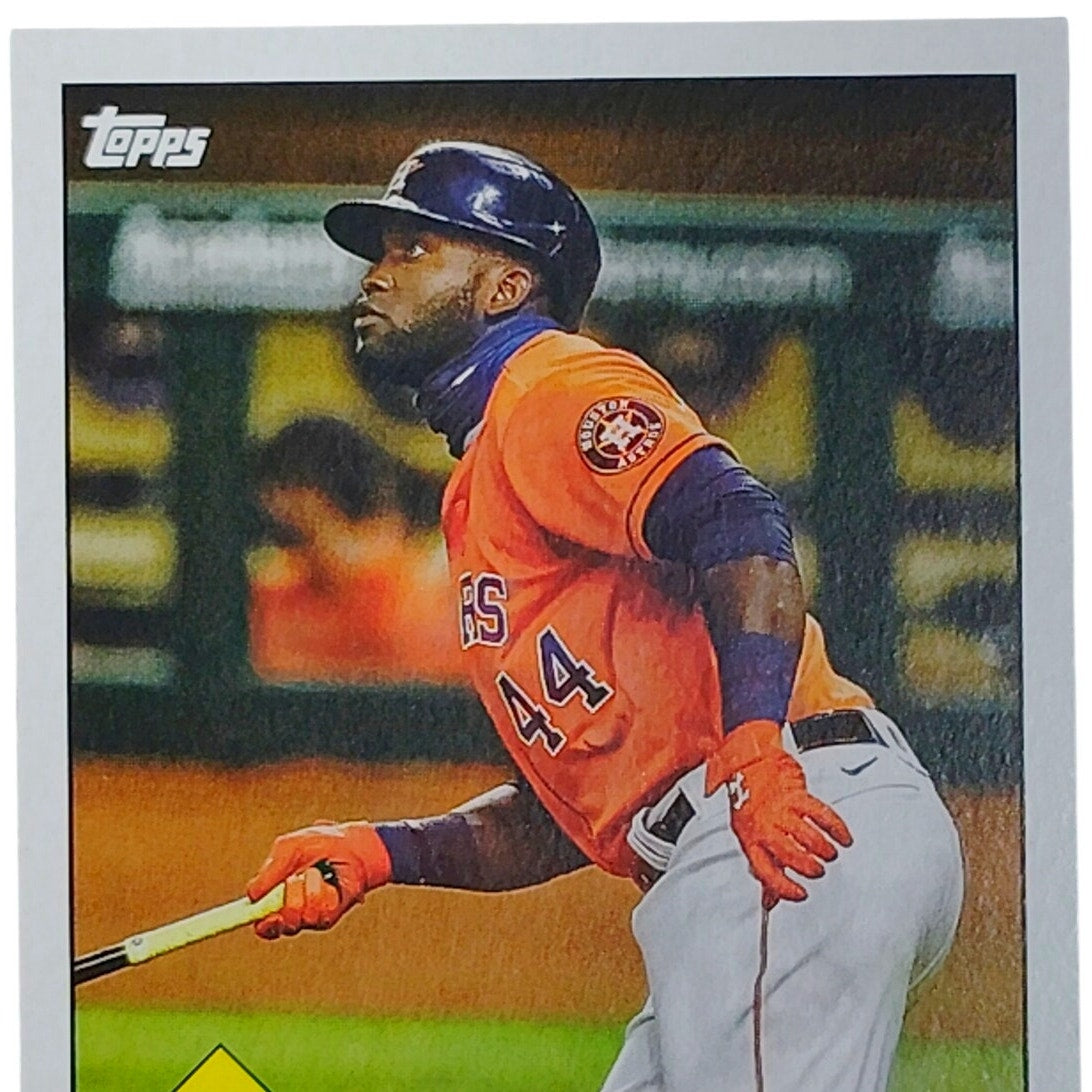 2021 Topps Series 1 #T52-3 Yordan Alvarez Houston Astros Designated Hitter VG/EX