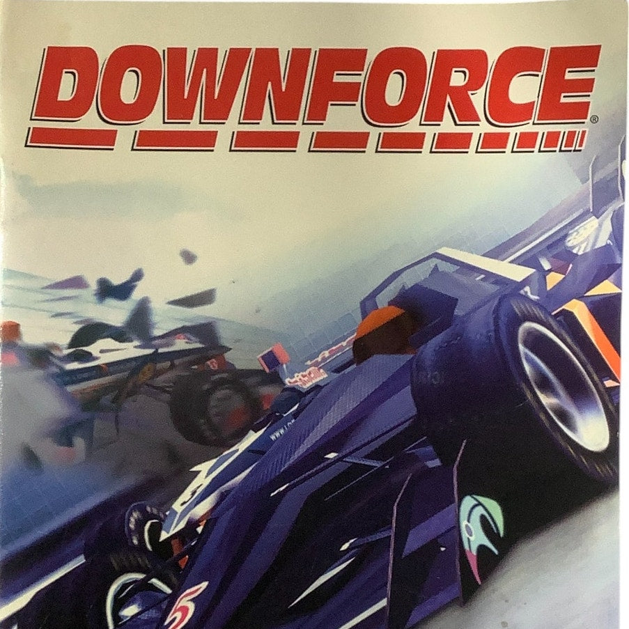 Downforce Game Manual for Playstation 2 PS2 Game (2002), Excellent Condition