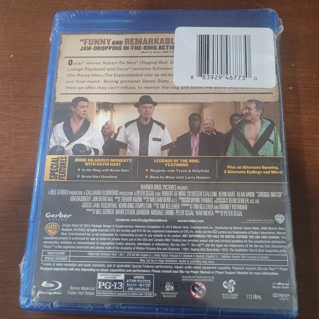 Grudge Match Blu-ray Comedy Boxing, De Niro Stallone Kevin Hart Alan Arkin 2013