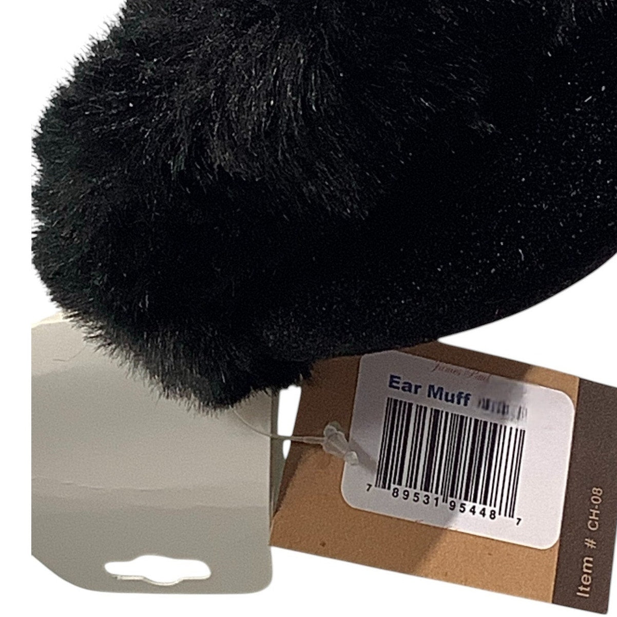 C.C. Exclusive Ear Muffs, Black,  4-1/2"D, Adjustable on Headband