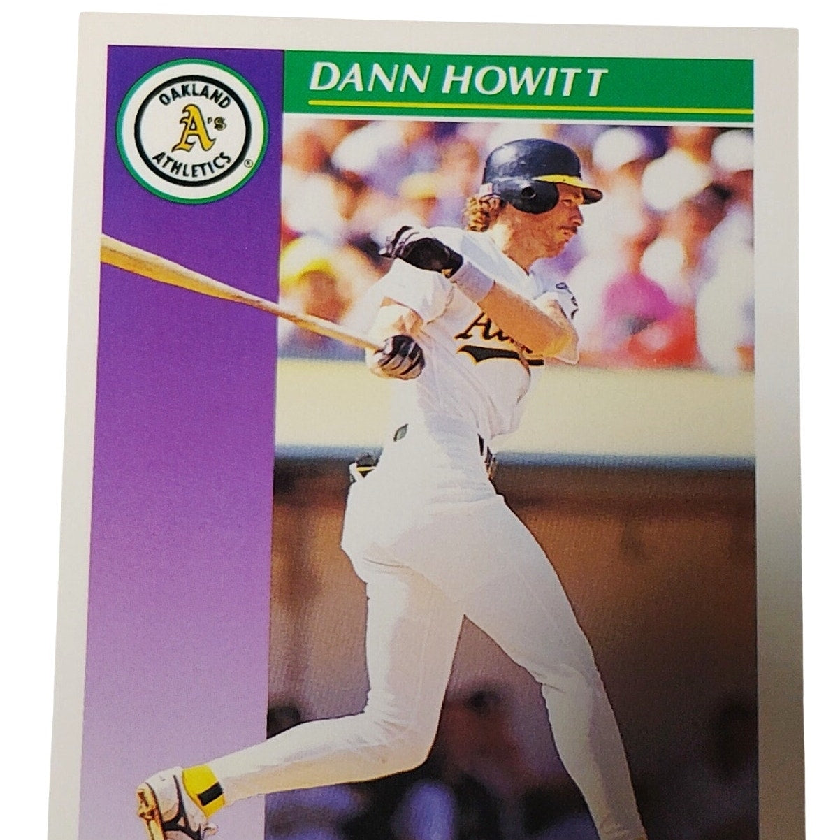 1992 Score Dann Howitt RC #861 Oakland Athletics OF Rookie Prospect Card NM