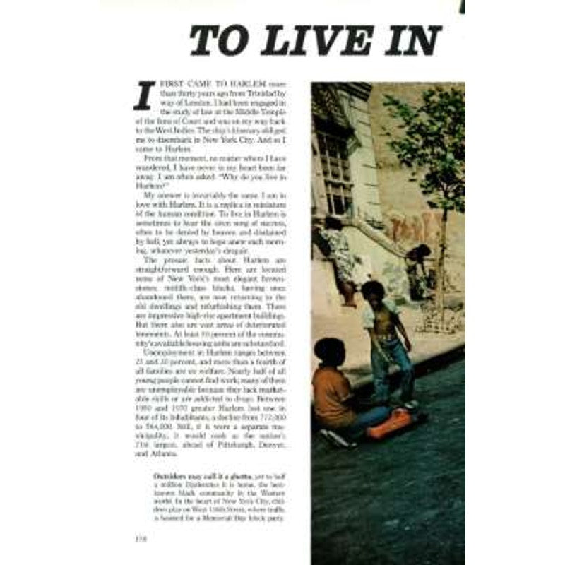 National Geographic Magazine February 1977, Audubon, Harlem, Rajasthan, Ohio...