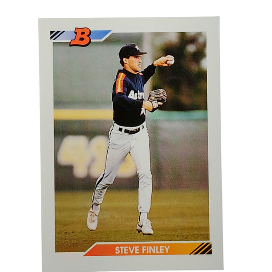 1992 Bowman #574 Steve Finley Houston Astros Outfielder - VG/EX