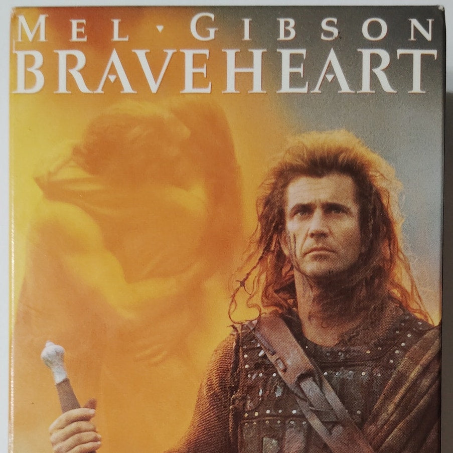 Braveheart VHS 1996 2‑Tape Set Mel Gibson Historical Epic Drama Vintage