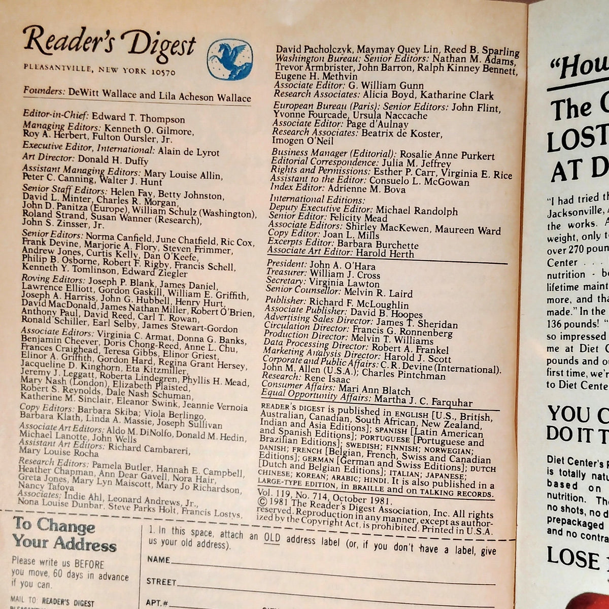 Reader's Digest October 1981 Vintage Magazine Is This American a Soviet Spy?
