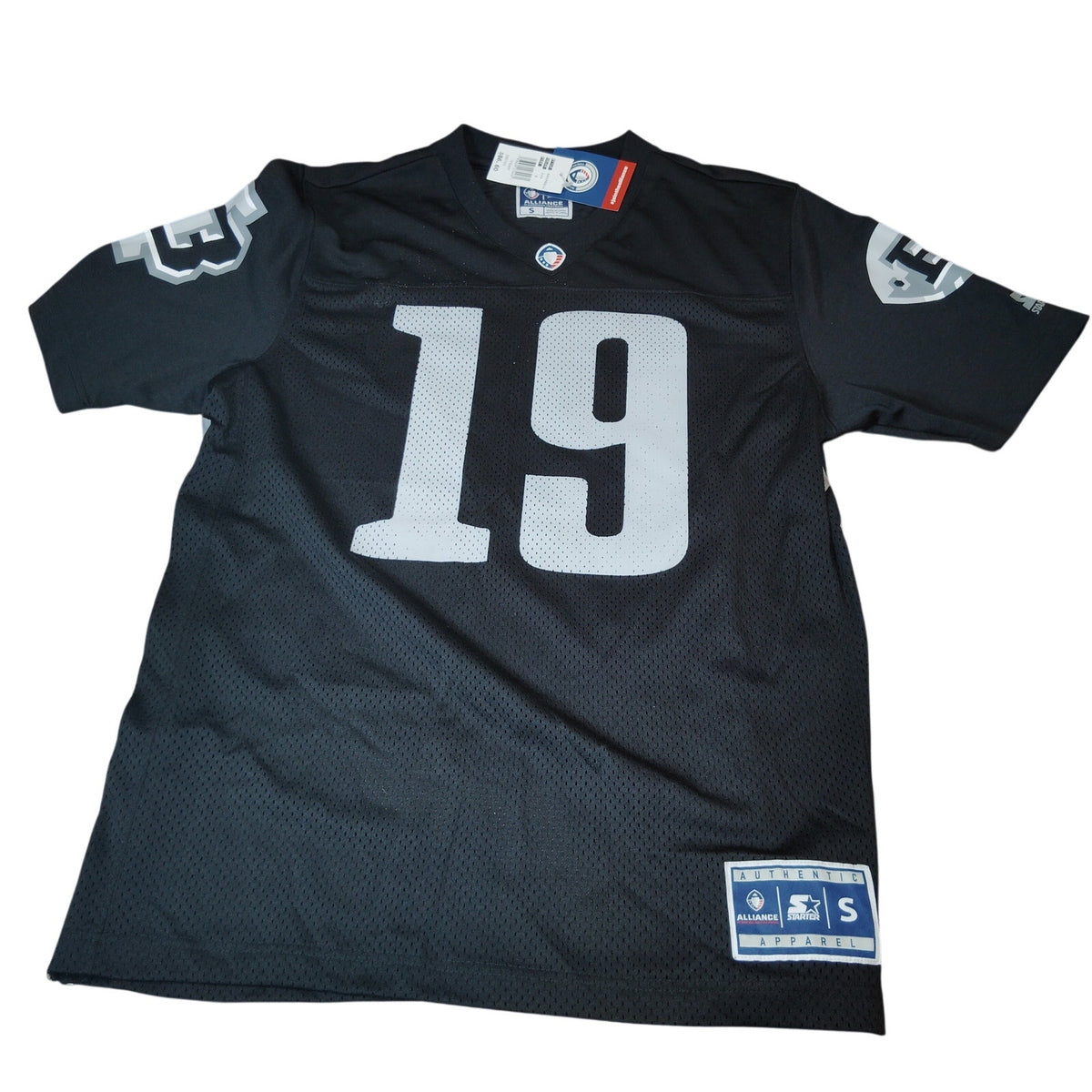2019 Birmingham Iron AAF Starter Replica Jersey Size Small Slate Grey Black NWT