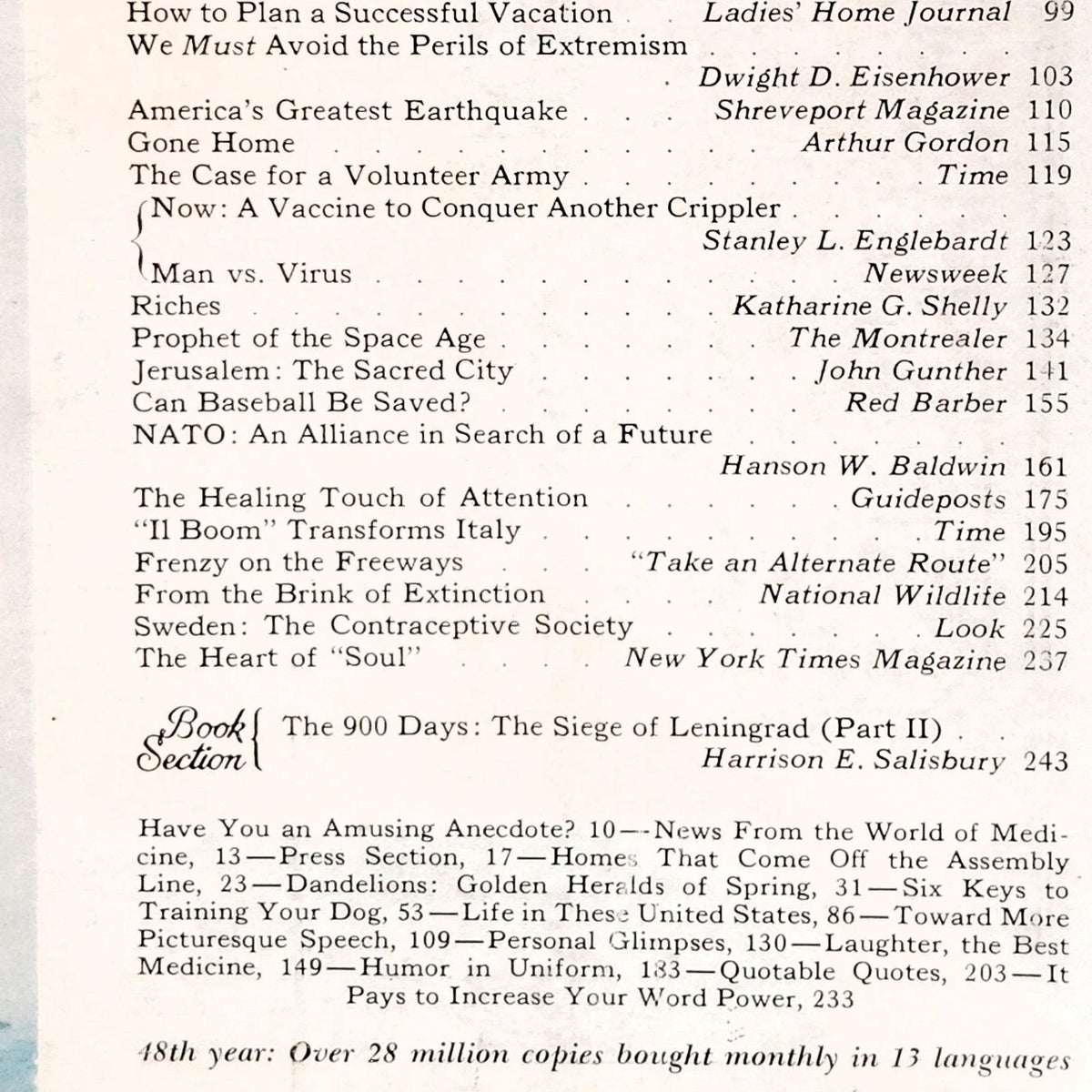 Reader's Digest April 1969 Vol. 94 No. 564 Vintage Magazine Golden Gate Bridge