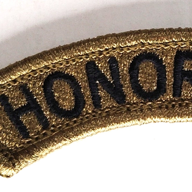 US Army Honor Guard Tab OCP 3‑1/4" × 1‑1/8" Hook‑Back + Sew‑On Loop