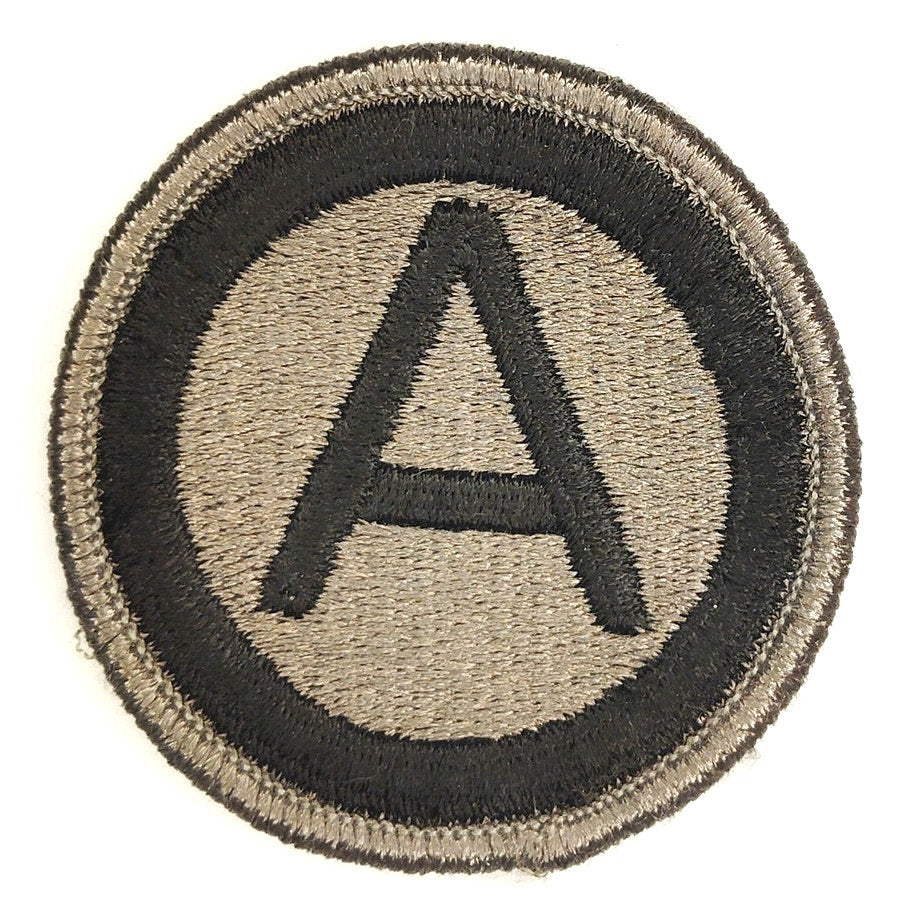 US Army Central 3rd Third Army OCP ACU Patch Subdued Hook Fastener Patton Own