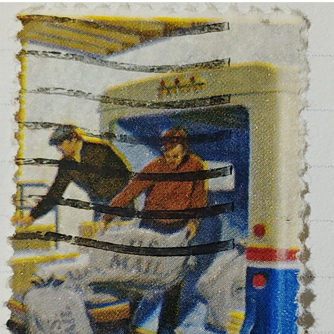 1973 US 8c Loading Truck Postal Employees Stamp #1496 Used Cancelled
