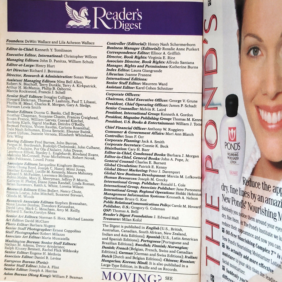 Reader's Digest June 1993 Magazine - Oliver North Cover Vintage Back Issue