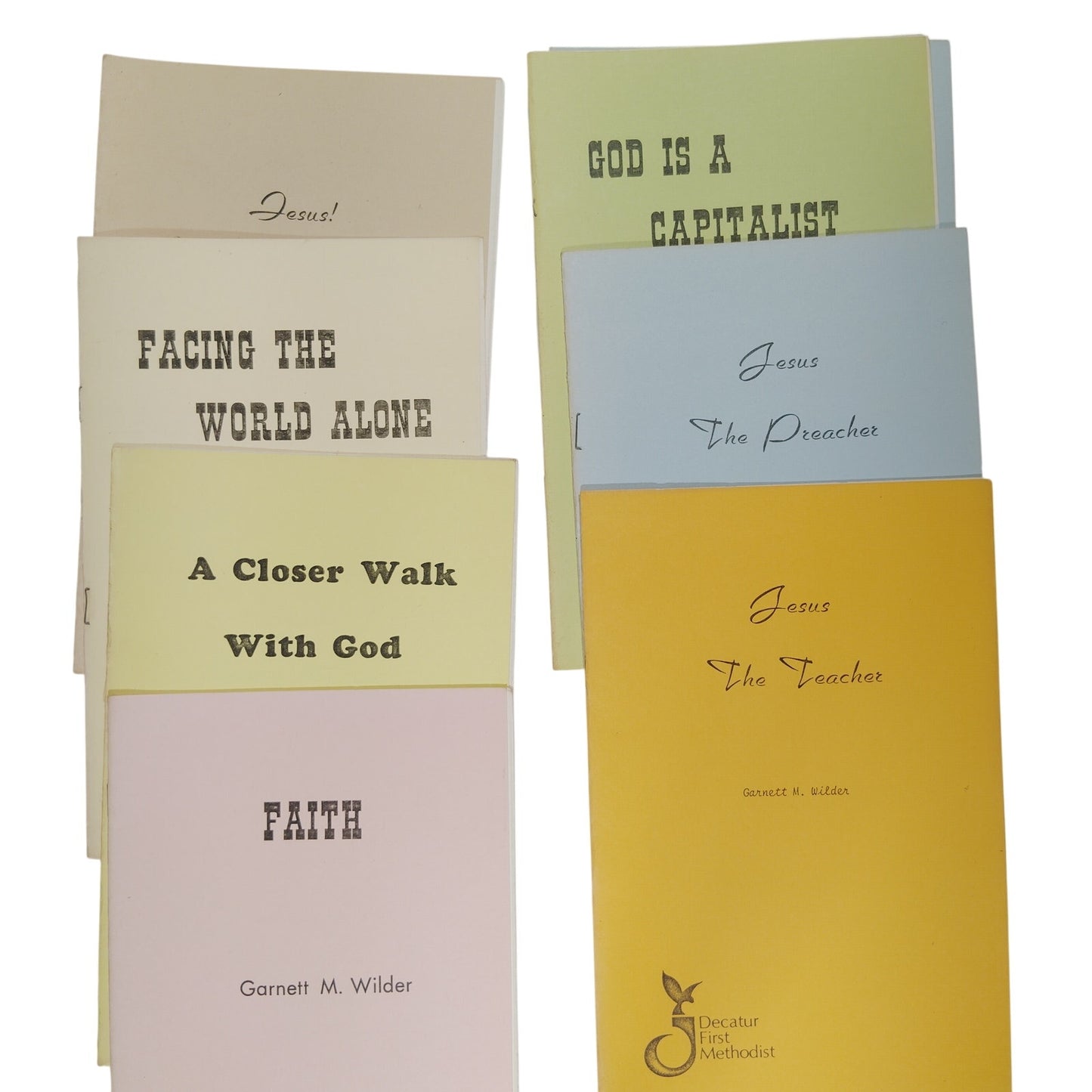 7 Sermon Programs – Garnett M. Wilder, Ph.D. – First United Methodist Church, Decatur GA – 1980–1981