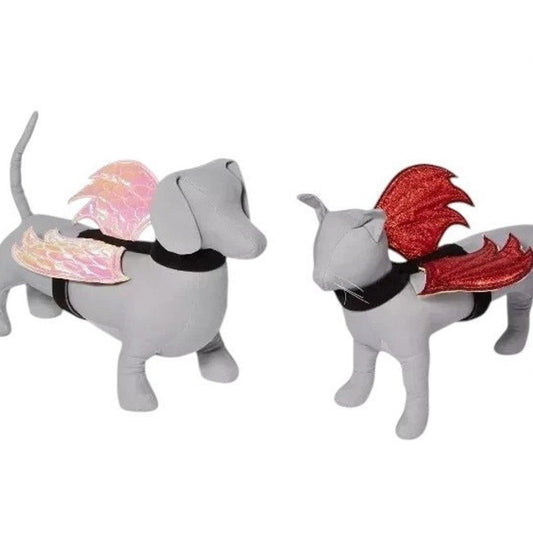 Halloween Reversible Red Devil or Angel Wings Dog Costume - S/M - Hyde & EEK! Boutique