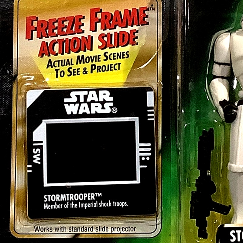 VTG Star Wars the Power of the Force Stormtrooper Action Figure 1997, NIP, NM
