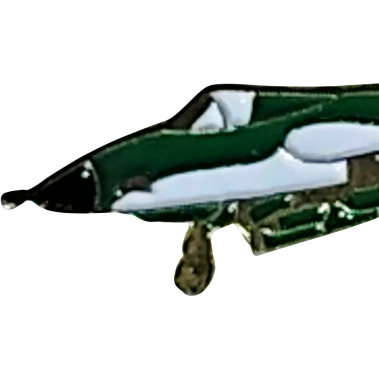 F-105 Thunder Chief Hat, Lapel, Brooch Pin – 1-1/4" x 5/8", Rubber Backing