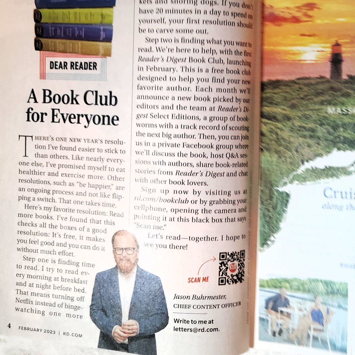 Reader's Digest February 2023 Have the Best Year Ever! Magazine Back Issue