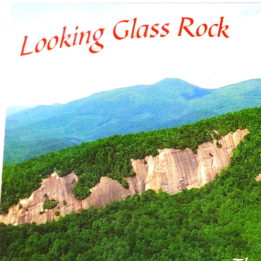 VTG Looking Glass Rock NC Postcard APS Jim Doane Quartz Formation NOS