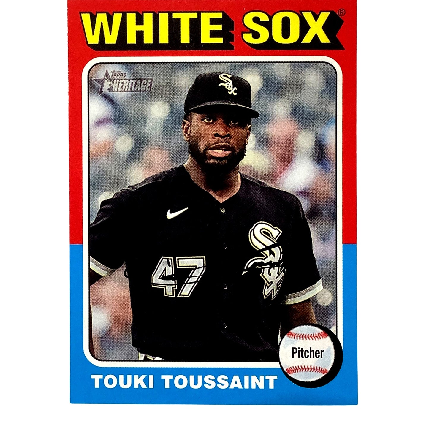 2024 Topps Heritage - Touki Toussaint, Chicago White Sox P, Card #441, NM+