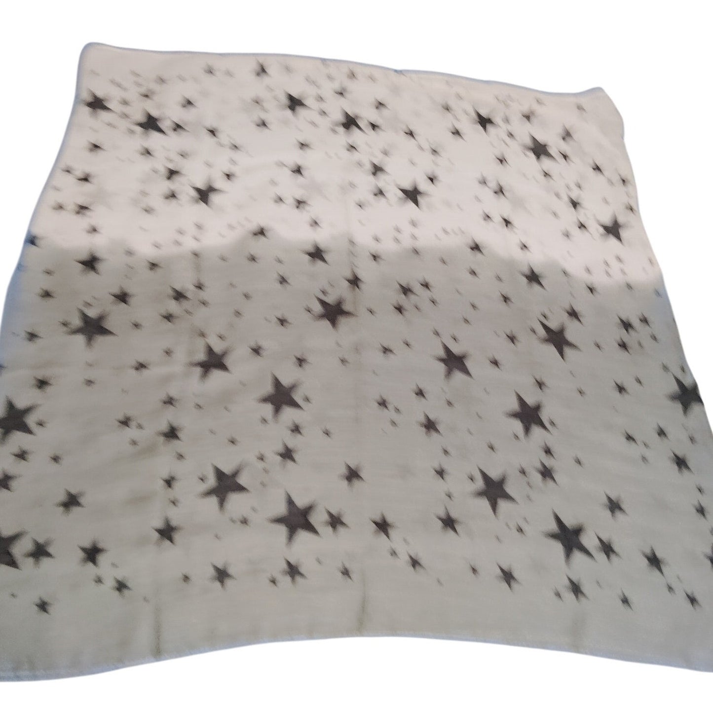 Lucky Leaf Infinity Scarf 2‑Tone Stars Lightweight Semi‑Sheer ODG/Tan 34" × 37"