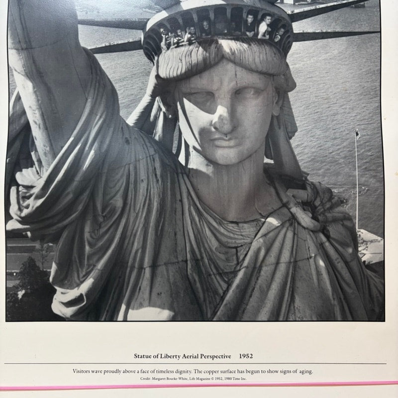 Vintage 1952 LIFE Magazine Margaret Bourke-White Statue of Liberty Poster 20x16