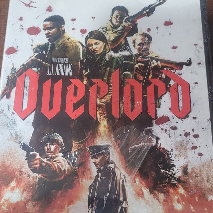 Overlord DVD 2018 JJ Abrams Horror Action Thriller WWll Nazi Lab Soldiers, NPV
