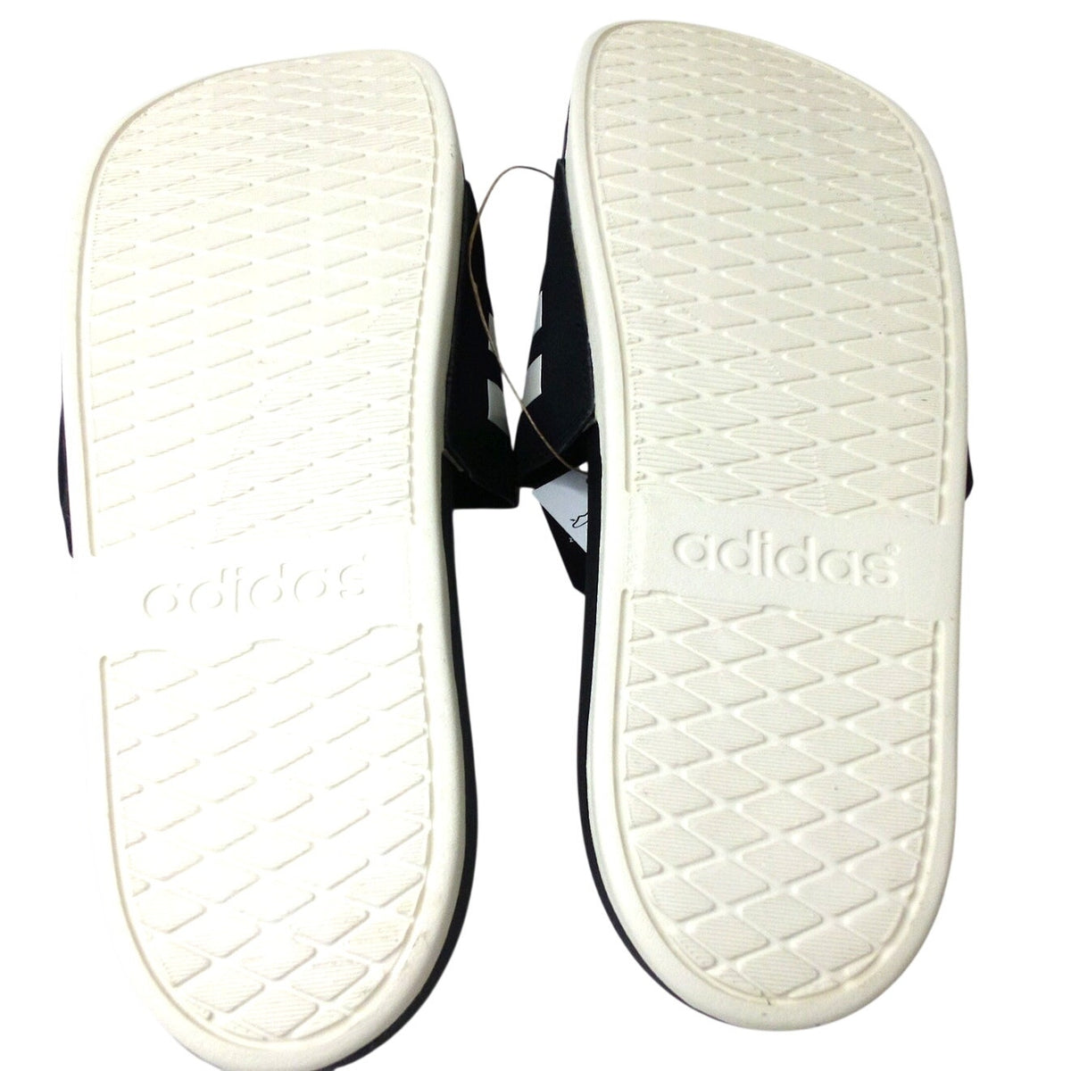 adidas Adilette Comfort Slides Black White, Men's Size 18, Unisex, Sandals