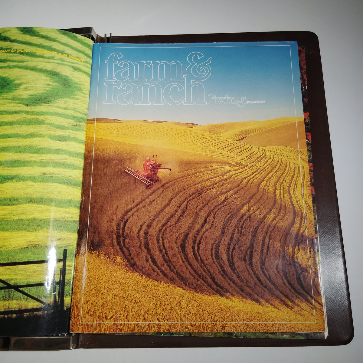 Vintage Farm & Ranch Living 1986-1987 Bound Magazine Lot of 11 in Reiman Binder