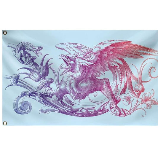 Griffin (Gryphon or Griffon) Flag 3'H x 5'W Flag,  Mythological Creature Novelty