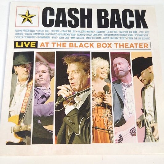 Cash Back “Live at the Black Box Theater - Alabama” CD- Johnny Cash Tribute