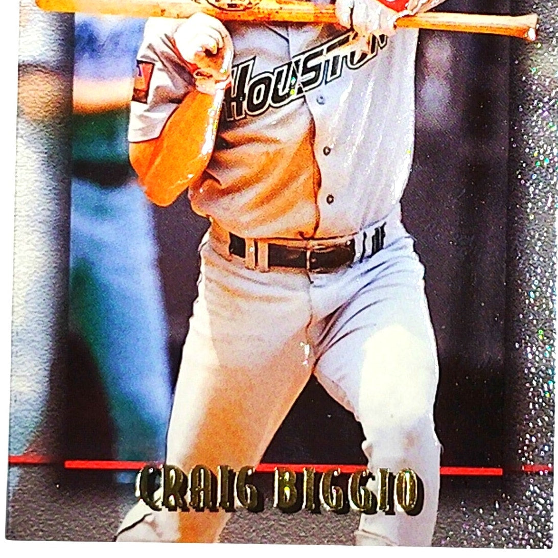 1995 Topps Embossed #66 Craig Biggio Houston Astros Second Baseman - VG/EX
