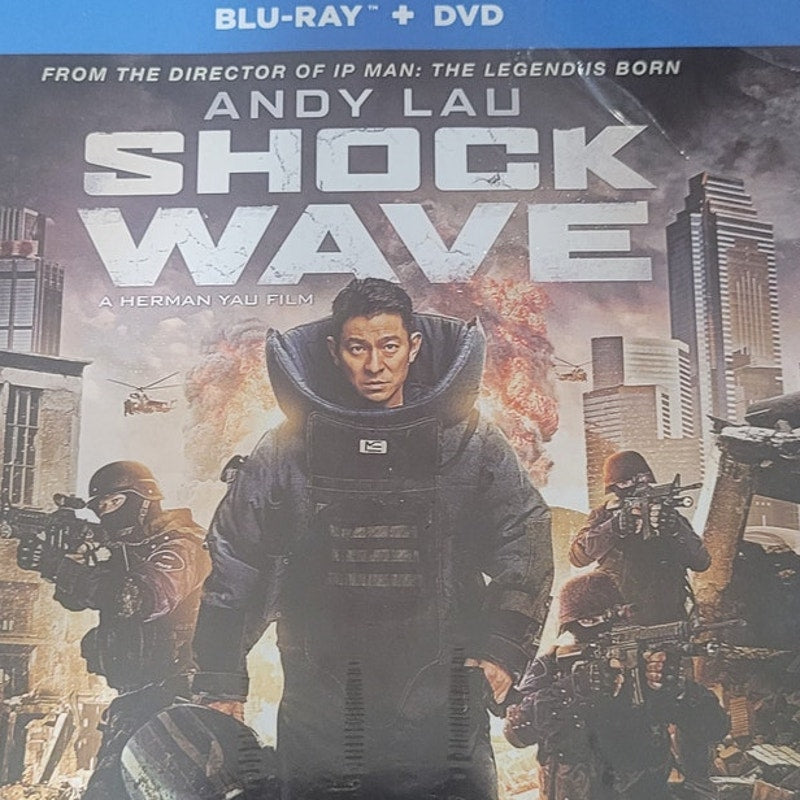 Shock Wave Blu-ray + DVD 2017 Hong Kong Action Thriller Movie Andy Lau Explosive