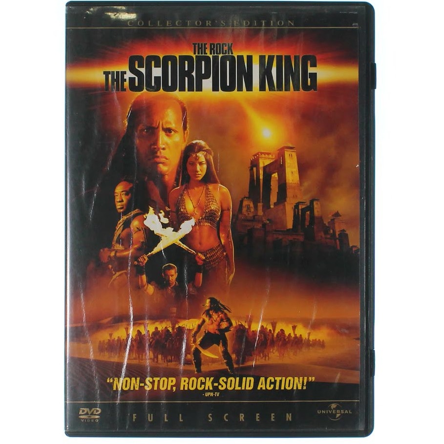 Scorpion King Collector's Editioni DVD 2002 Action Adventure – Dwayne Johnson