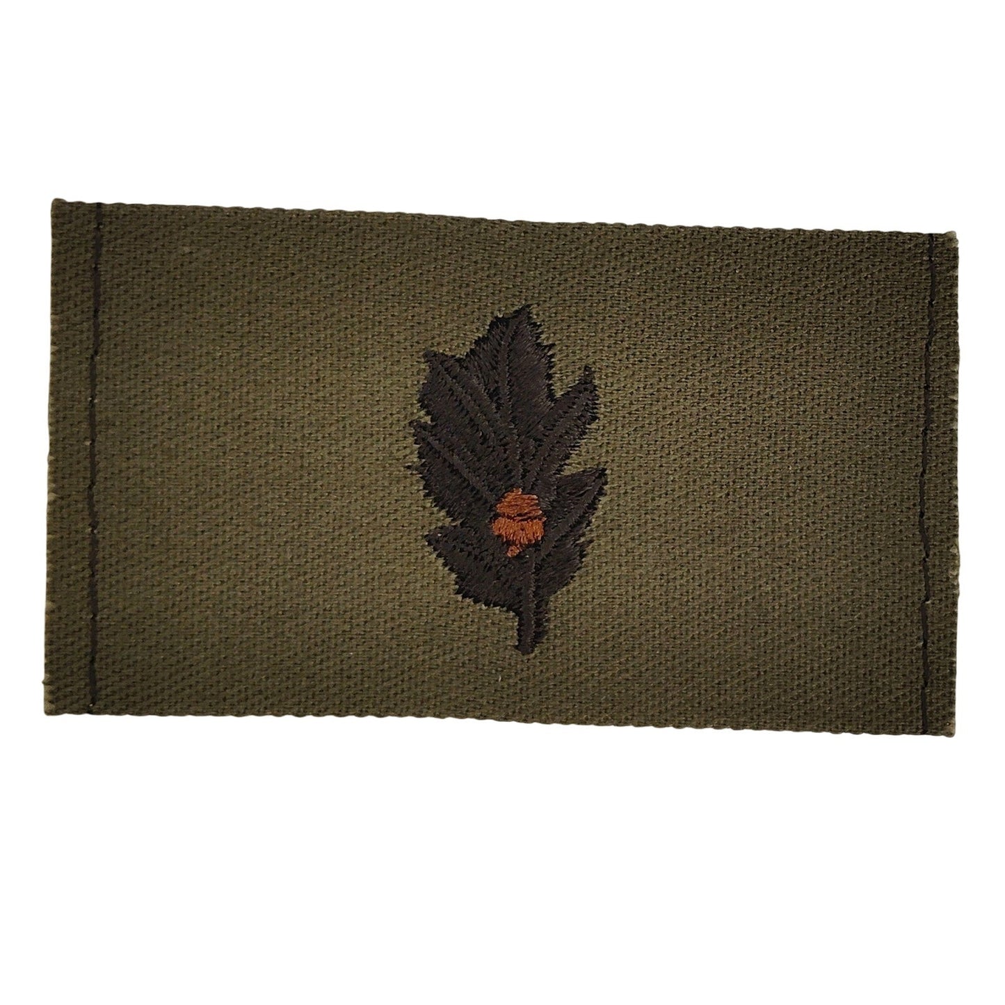 US Navy Medical Corps Subdued Collar Device Patch 3‑1/8" × 1‑3/4" Sew‑On