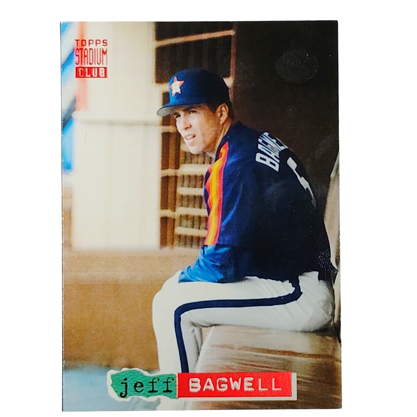 1994 Topps Stadium Club #108 Jeff Bagwell Houston Astros First Baseman - VG/EX